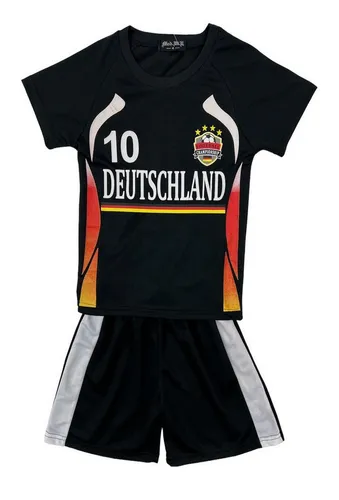 Fashion Boy Fußballtrikot Fußball Fan Set Deutschland Germany Trikot + Shorts 2026, JS780 (Set, 2, Shirt+Shorts)