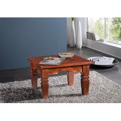 Massivmoebel24 Couchtisch Akazie OXFORD 60x60x40 cm von Massivholzmöbel24
