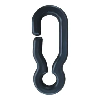 TEMKA Universalhaken schwarz für Kunststoffkette