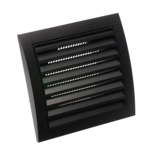 Ø 100mm Anthrazit Lüftungsgitter 150x150mm Abschlussgitter Insektenschutz ABS-Kunststoff Gitter