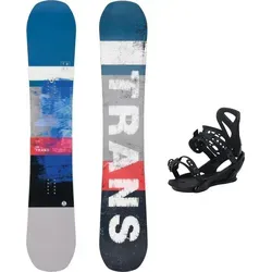 Trans Snowboard Set FE 157w cm Blau + Sonic L Bindung in blau von TRANS