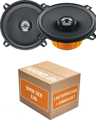 Hertz DCX 130.3 Lautsprecher Einbaupaket für BMW 3er E46 Limousine - Komplettset für den Austausch der Lautsprecher in Ihrem BMW 3er E46 (1998-2007). Mit 2x 13cm Tief-Mitteltönern für beeindruckenden Sound und einfachem Einbau dank Adapterringen und -steckern.