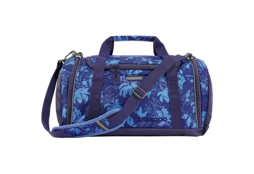 coocazoo Sporttasche Tropical Night - 20L, blau, mit Nasswäschefach und reflektierenden Details, ideal für Sportabenteuer ab der 3. Klasse