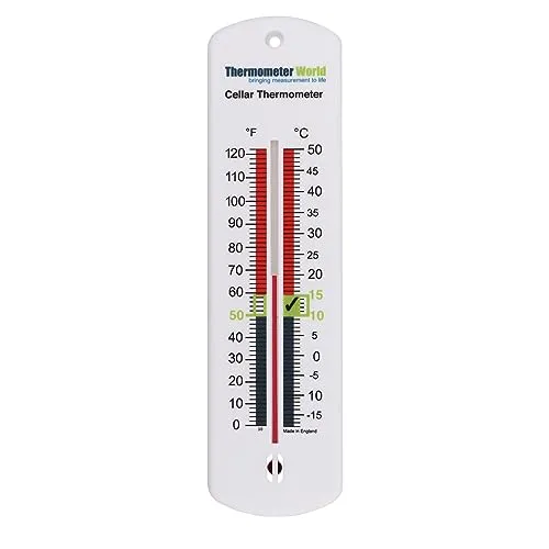 Bier- und Weinkellerthermometer - Ideal zur Überwachung der Bier- oder Weintemperatur