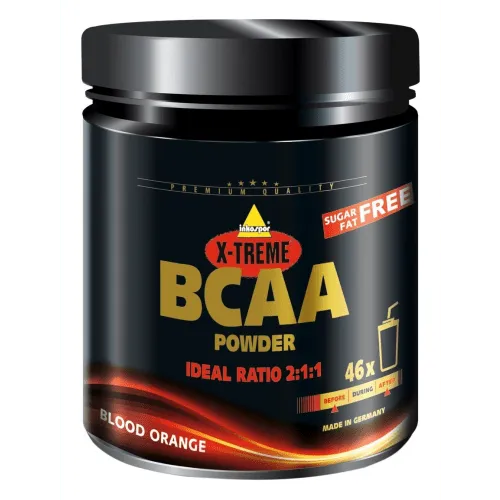 inkospor X-Treme BCAA Pulver, 300 g Dose, Blutorange in schwarz von Inkospor