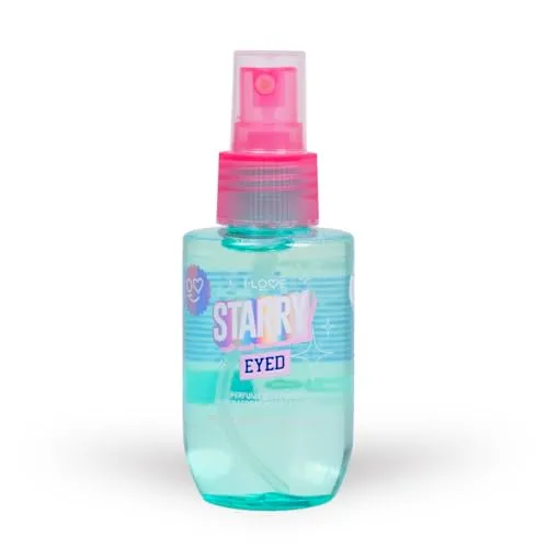 I LOVE Starry Eyed Parfum Body Mist Verführerisches Körperspray mit Blumenduft & Vanillenoten Langanhaltendes, leichtes Body Spray für Frauen 100ml