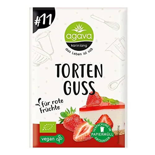 Agava Tortenguss, rot, 21g