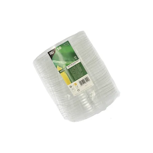 PAPSTAR pure Deckel für Einweg-Salatschalen 15 cm transparent 87915