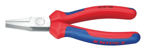 Knipex Flachzange poliert 140 mm mit Mehrkomponenten-Griff - 20 02 140