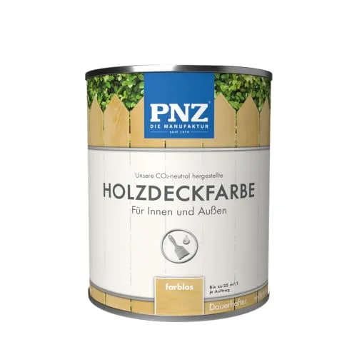 PNZ Holzdeckfarbe, Gebinde:0.25L, Farbe:farblos