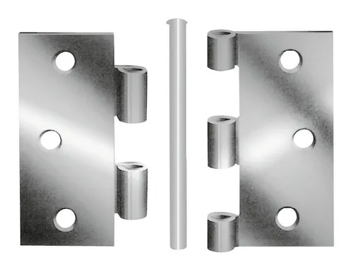Vormann Tür-Scharnier kantig 90 x 90 mm stark, Edelstahl - 10614090