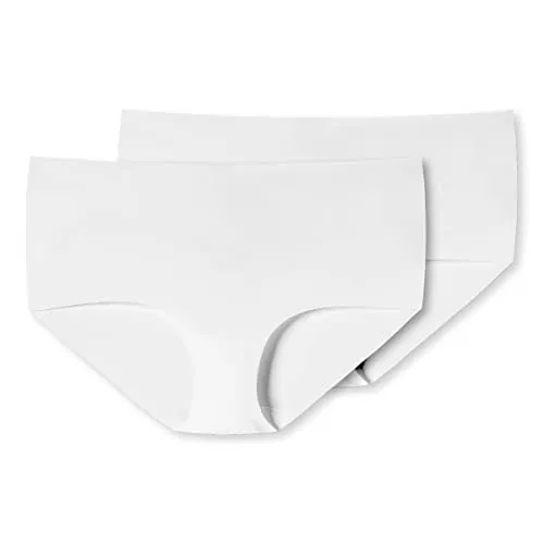 Uncover by Schiesser - Damen - Panty - 2er Pack (XXL Weiß)