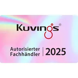 Kuvings Auto10S Slow Juicer mit Creme & Smoothie Strainer, Farbe:Silber - Silber