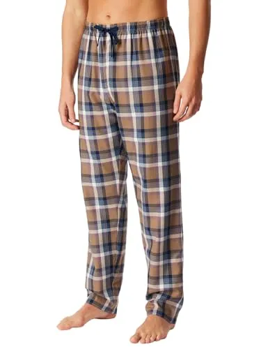 Schiesser Herren Schlafhose lang Web-Mix + Relax-Organic Cotton - Schlafanzughosen für Herren aus hochwertiger Organic Cotton, für ultimativen Komfort und ein angenehmes Schlafklima.