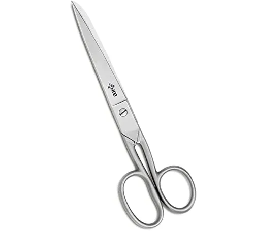 Spire Sewing Allzweckschere Stickerei 18cm Spitze aus Edelstahl mit stumpfen Kanten. geschmiedet mit Scheidenspitze aus scharf. Kleidung, Textilien, Leder, Jeansstoff, Seide