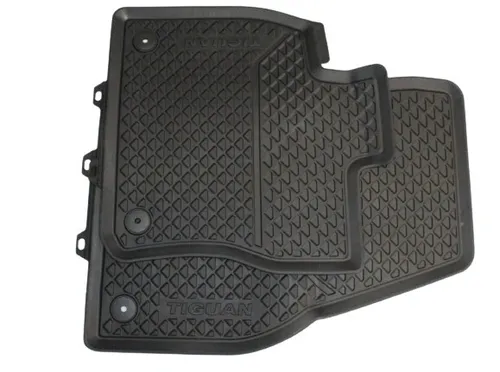 VW Tiguan Allwetterfußmattenset vorne schwarz (2016-2025) von Volkswagen