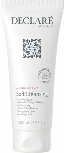 Declaré Allergy Balance Soft Cleansing 200 ml - Sanfte Reinigung für empfindliche Haut - Reinigungsprodukt für Gesicht & Augen, speziell für empfindliche Haut entwickelt. Die milde Formel entfernt Make-up und Hauttalg sanft, ohne die Hautbalance zu stören.