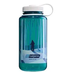 Nalgene Trinkflasche Wide Mouth 1,0L Landscape Forest in grün von Nalgene