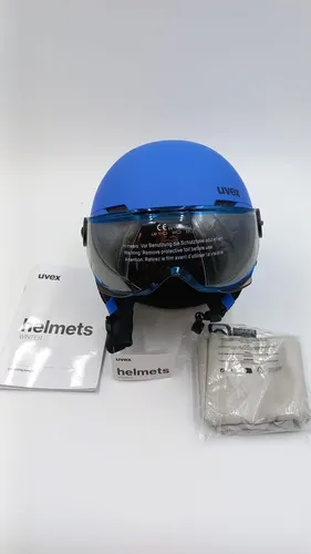uvex rocket jr visor blue matt von uvex