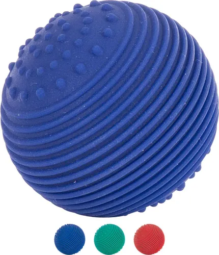 Physio Reflexball mit Noppen Massageball Motorik Training Entspannung, 5,5 cm