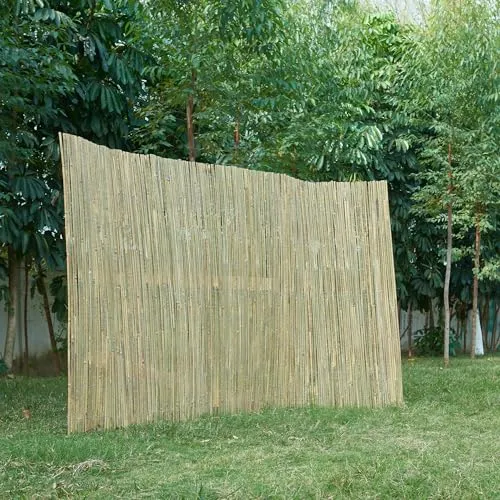 casa.pro Bambuszaun Baarle Sichtschutzmatte 100x300cm - Dekorative Zäune aus umweltfreundlichem Bambus, langlebig und idealer Wind- und Sichtschutz für Balkon, Garten oder Terrasse.