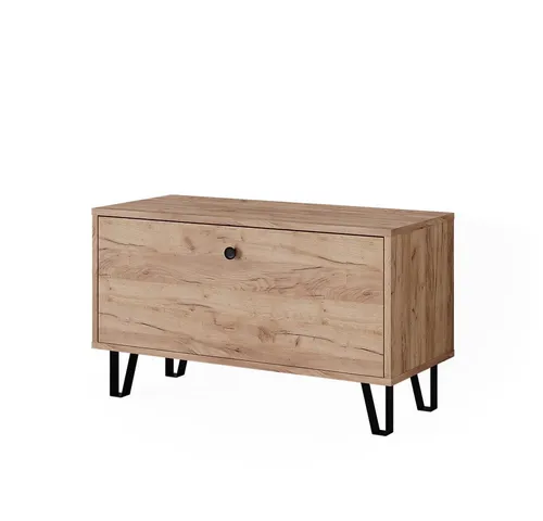 Vicco Schuhbank Siri, Goldkraft Eiche, 80 x 46 cm in gold von Vicco