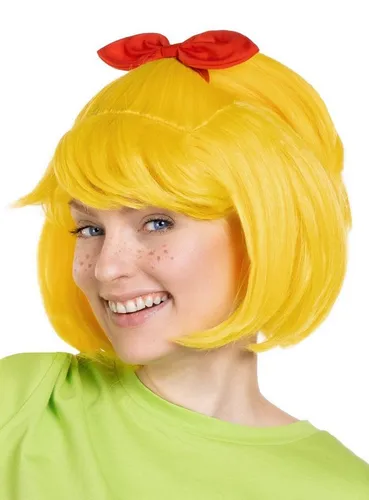 Maskworld Kostüm-Perücke Bibi Blocksberg - Kostüme für Fasching, offizielle Perücke des frechen Hexenmädchens, ideal für kreative Verkleidungen und unvergessliche Karnevalsfeiern.