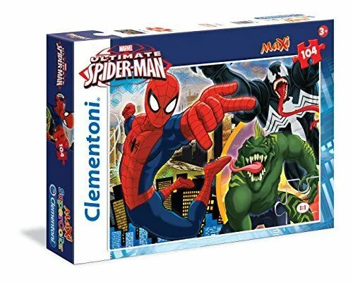 Clementoni 23684.8 - Maxi 104 T Web Shooter - Ultimate Spiderman