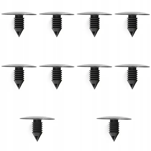 AWPARTS - Befestigungsclips - Clipse für kfz - Auto Befestigungs Clips - Kotflügelklammer kompatibel mit Renault Clio Express Kangoo Laguna Master Safrane Opel Movano - 10 Stück