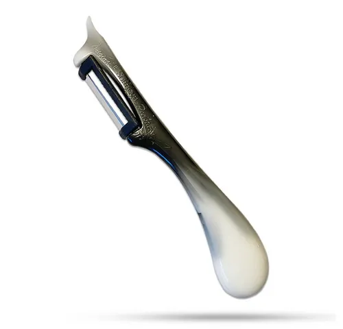 SMI Sparschäler Solingen Sparschäler Gemüseschäler Kartoffelschäler Universalschäler, (1-tlg., 1 tlg), Rechts- und Linkshänder nach klingen wechseln