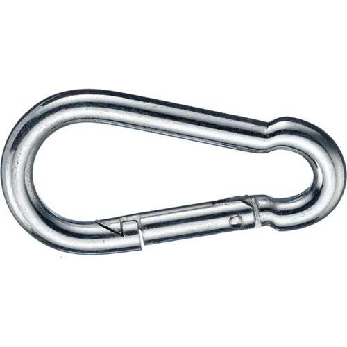 Karabinerhaken DIN 5299 Form C 50mm, 5mm Drahtstärke in blau von Sonstige