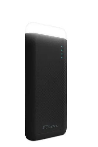 FANTEC Mobiler Akku 10000mAh mit LED-Taschenlampe