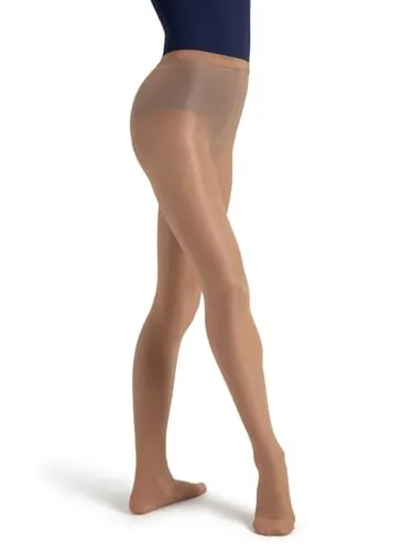 Capezio Damen Ultra Shimmery Footed Tights, Toast, M EU