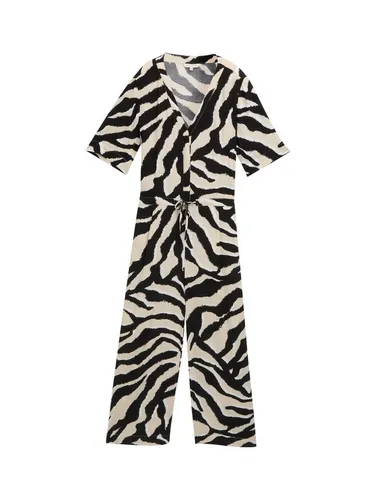 TOM TAILOR Jumpsuit mit Muster in beige von Tom Tailor