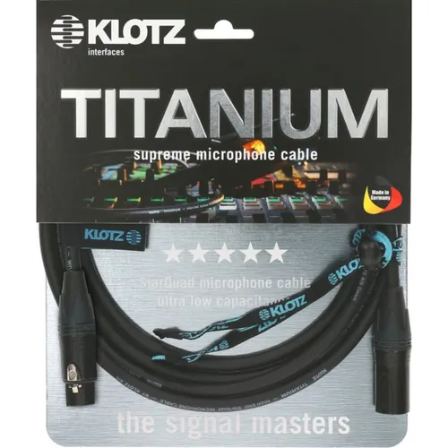 Klotz TI-M1000 Mikrofonkabel Titanium 10 m
