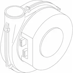 Buderus Gebläse 73320 RLS144/1800-3612 EBMPapst NEU OVP