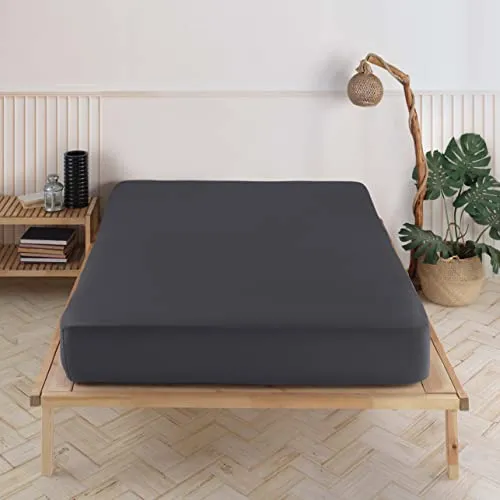 Vency Home Spannbettlaken Premium Jersey 180x200 cm - Bettlaken aus 100% Baumwolle, bis zu 35 cm Höhe geeignet, mit Rundumgummizug für perfekten Halt – ideal für Boxspring- und Wasserbetten.