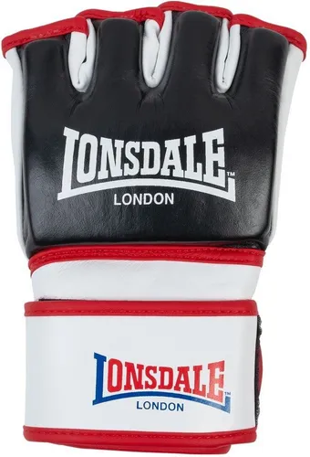 Lonsdale MMA-Trainingshandschuhe EMORY aus Leder - Boxen - Ideal für intensiven Kampfsport mit separater Fingerführung und extra dickem Knöchelpolster für optimalen Schutz.