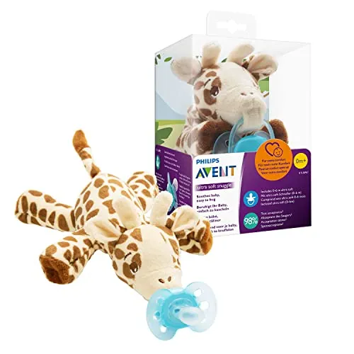Philips AVENT SCF348/11 Snuggle Giraffe, 0-6 Monate, transparent