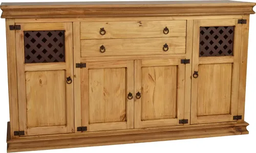 Massivholz Sideboard Mexiko in braun von MiaMöbel