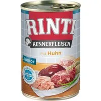 Rinti Hunde-Nassfutter Kennerfleisch Junior Huhn 400 g von RINTI