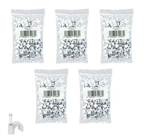 ARLI Kabelzubehör ARLI Nagelschelle 11 in weiß von ARLI