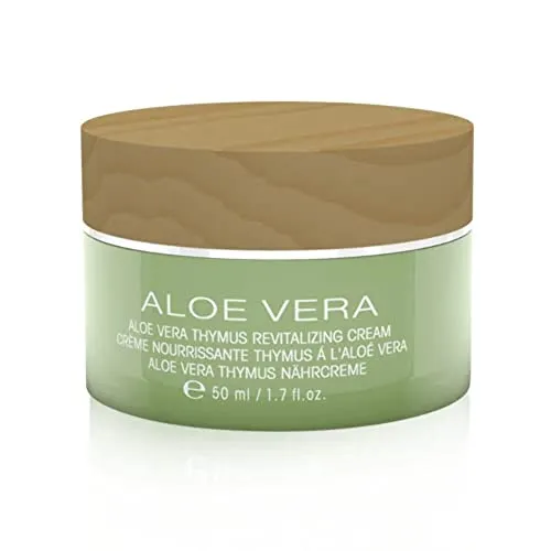 Aloe Vera Thymus Nährcreme 50ml von être belle Cosmetics - Bodycreme für sehr trockene Haut, bietet reichhaltige Pflege bei Schuppenflechte, Neurodermitis und Ekzemen.
