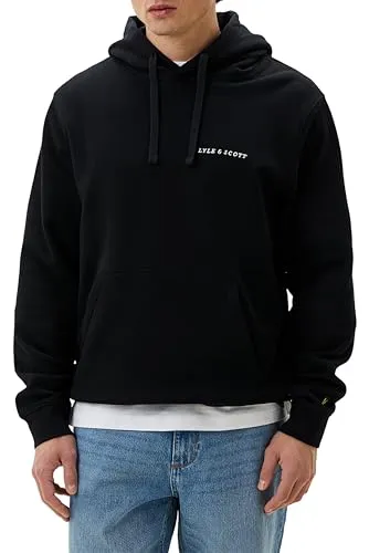 Lyle & Scott Herren Hoodie - 100% Baumwolle, Basic Fit - Herren-Pullover aus 100% Baumwolle, ideal für lässige Looks. Der Hoodie bietet Komfort und Stil mit einer praktischen Kapuze und regulärer Passform.