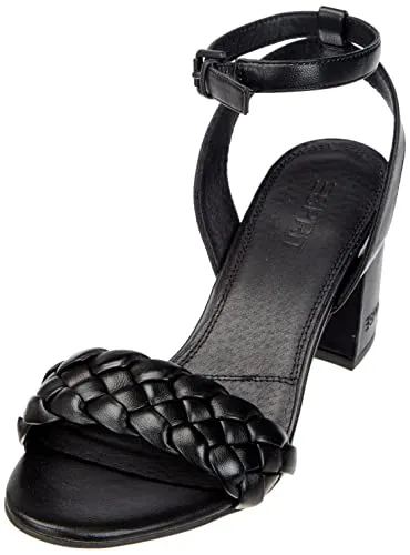 ESPRIT Damen Riemchen Sandale, 001/BLACK, 38 EU