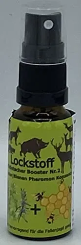 Wildlutscher Lockstoff Booster Nr.2 Kräuter/Bienen Propolis (1€/ml) Wildlocvkmittel + Verwitterungsspray des menschlichen Geruchs, 20 ml