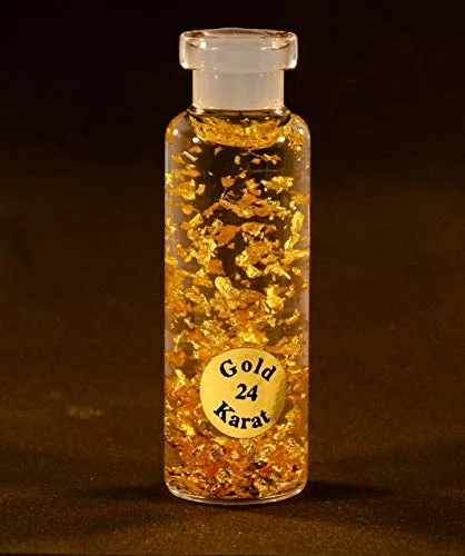 Dekoration echtes 24 Karat Gold auch für die Reichtumsecke (1,8x5,3 cm) F13L8