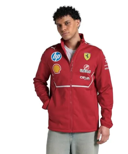 PUMA Scuderia Ferrari F1 2025 Team Softshell-Jacke in rot von PUMA