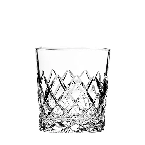 ARNSTADT KRISTALL Whiskyglas Venedig clear (9 cm) - Whiskeyglas aus 24% Bleikristall, handgefertigt in Deutschland. Ideal für die stilvolle Präsentation edler Whiskeys und perfekt als Geschenk.