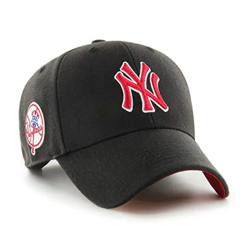 '47 New York Yankees Snapback Cap - MLB Sure Shot Black - Hüte, Kappen & Mützen für Baseball-Fans, verstellbare Snapback für perfekten Sitz und stylisches Design.